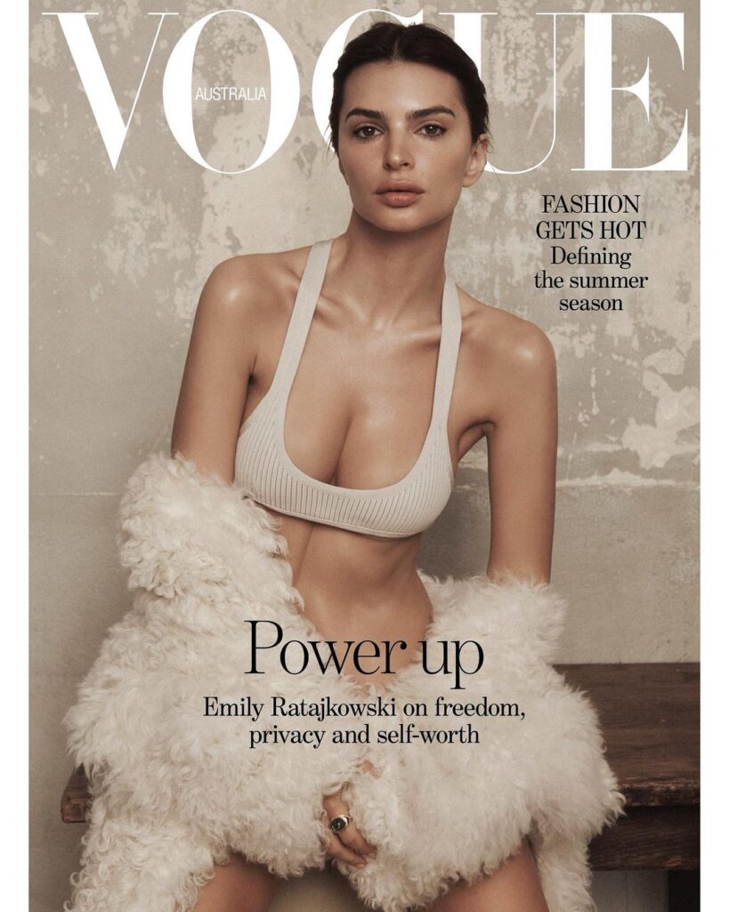 Emily Ratajkowski Graces Vogue Australia's Cover in November 2023