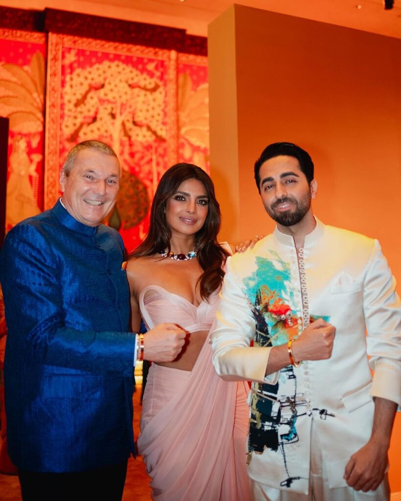 Priyanka Chopra with Ayushmann Khurrana at the Bulgari event