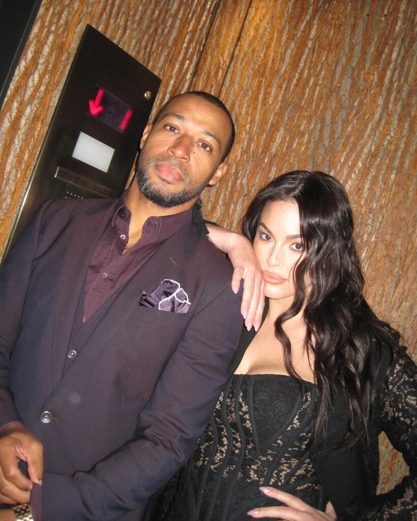 Ashley Graham's night out with her husband