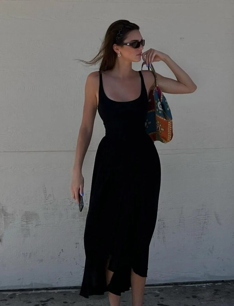 Kendall Jenner turned heads in a super short LBD dress