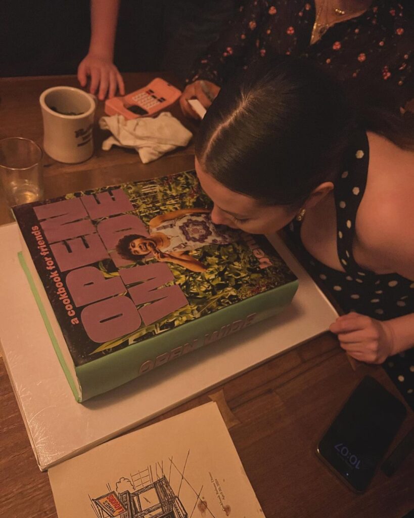 Selena Gomez takes a bite out of Benny Blanco's cookbook "Open Wide"