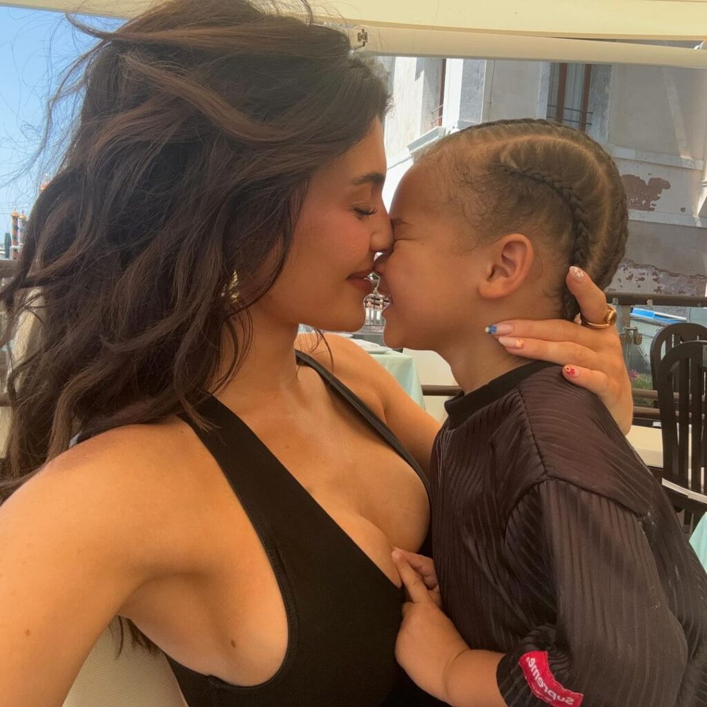 Kylie Jenner shares daughter Stormi and son Aire