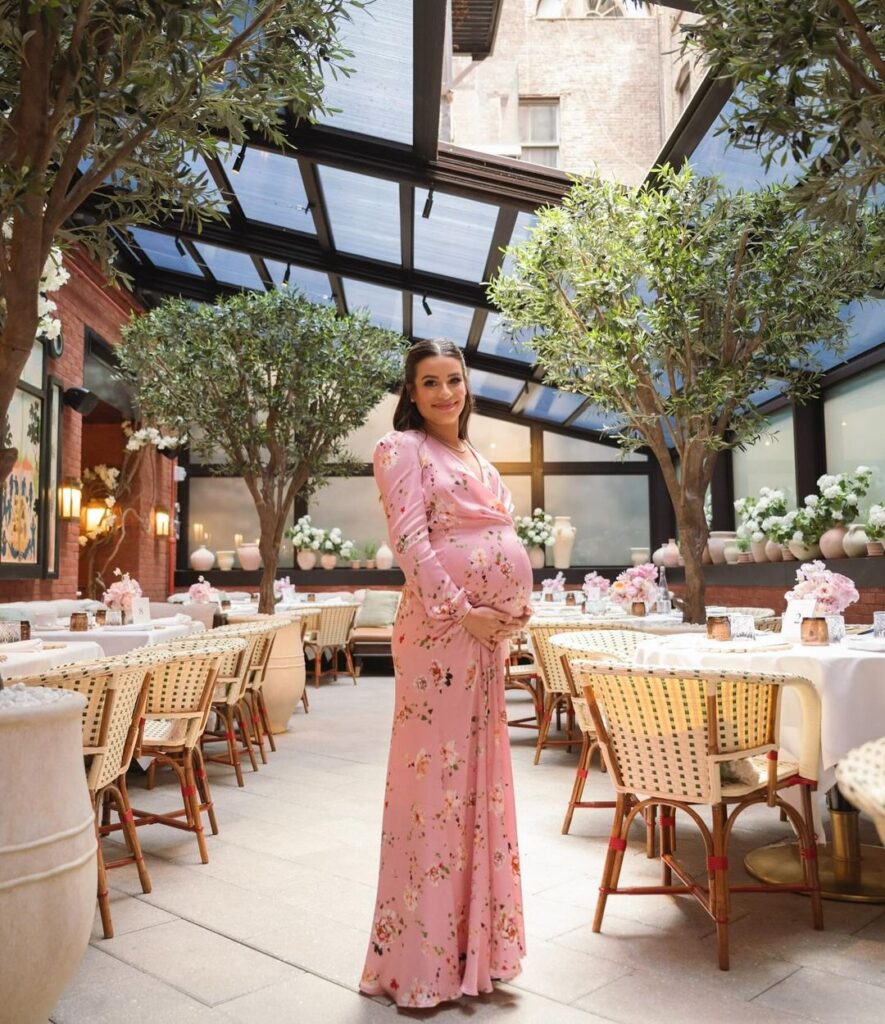 Lea Michele's Radiant Baby Shower